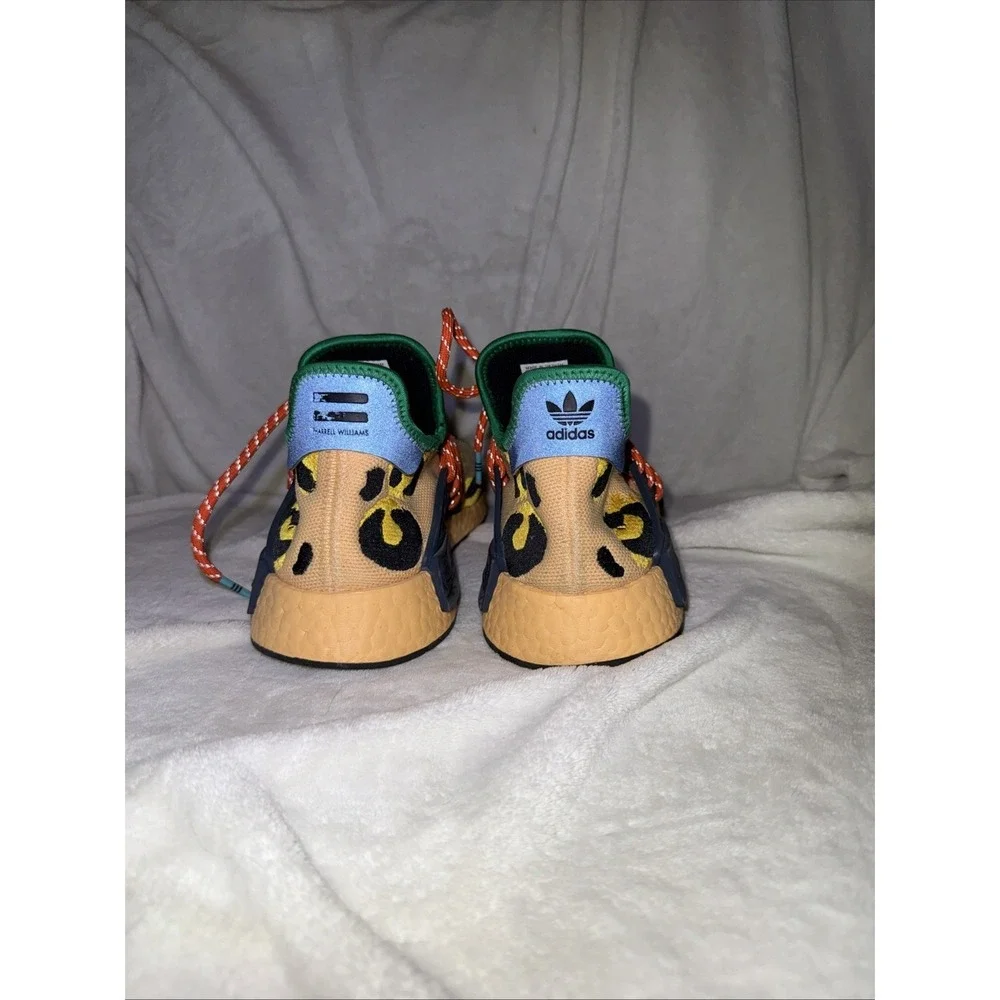 Adidas Pharrell Williams HU NMD Shoes Mens Size 11 Animal Print GZ4439‎